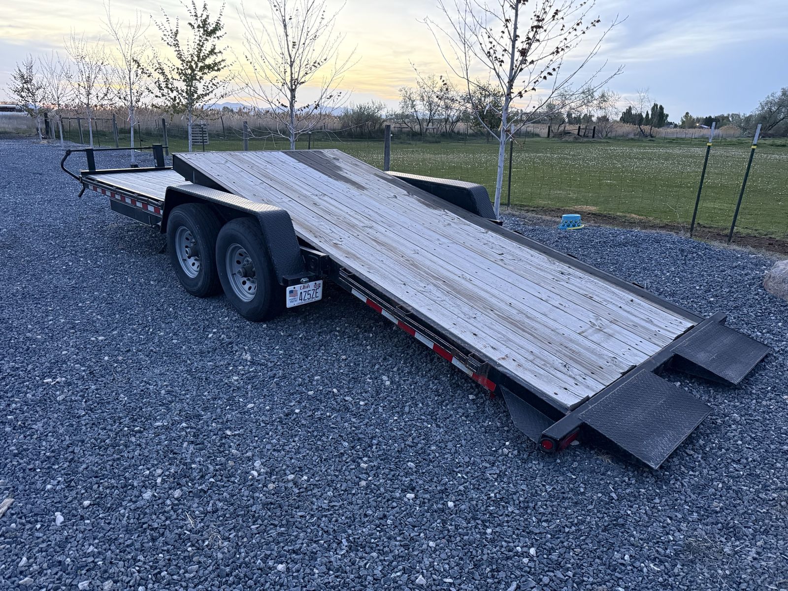 2020, 24’ 14,000lb Tilt Deck Equipment Trailer