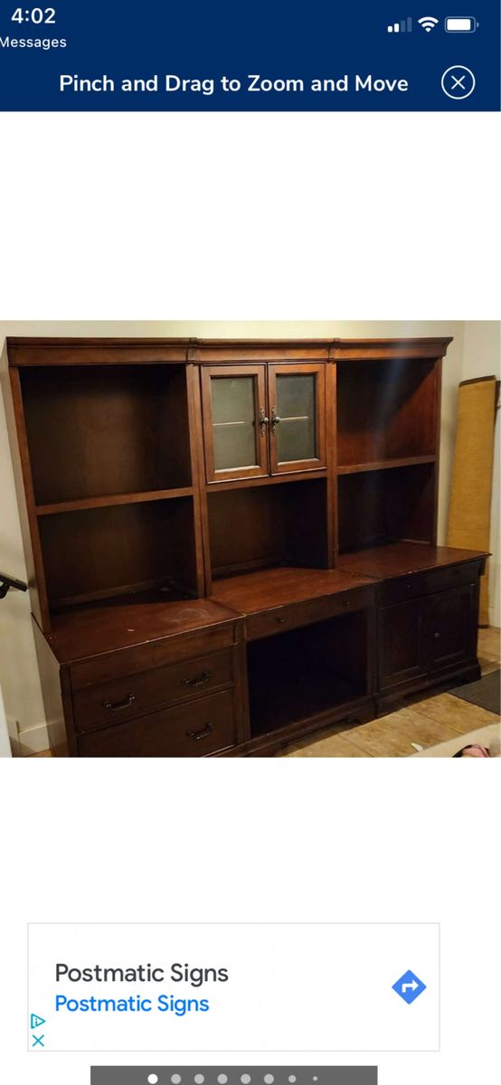 Desk and Hutch