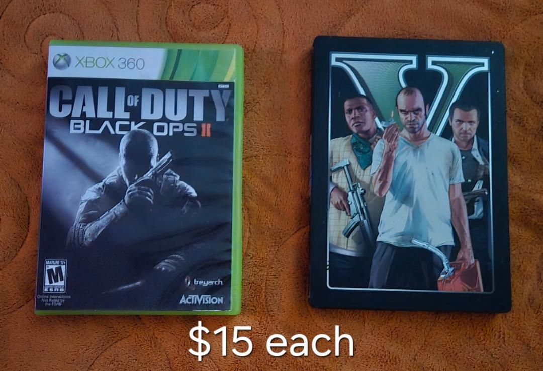 Xbox 360 games $15 each including Black Ops 2! trades considered!