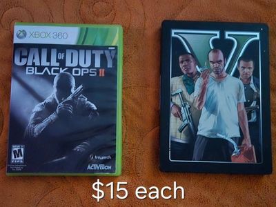 Xbox 360 games $15 each including Black Ops 2! trades considered!