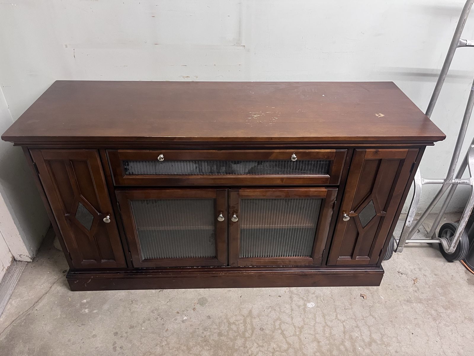 Solid Wood Entertainment Center