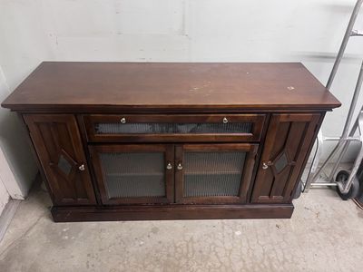 Solid Wood Entertainment Center
