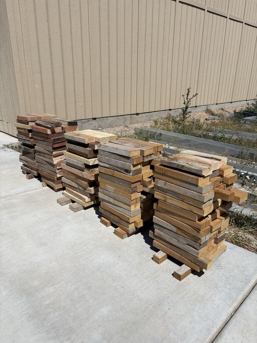 Fire wood stacks