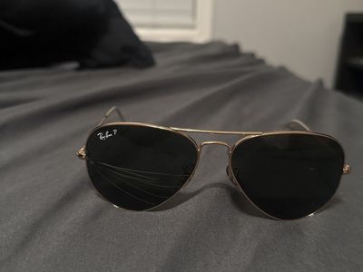 Ray Ban polarized sunglasses rb3025 $100