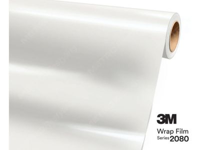 3M 2080 Series HG10 High Gloss White Vinyl Wrap Film -New in box