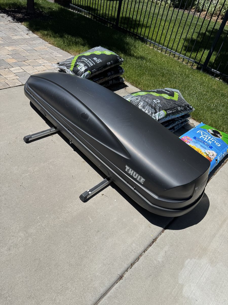 Thule Force XT L Rooftop Cargo Box - Black, 16 cu ft, DualSide Opening