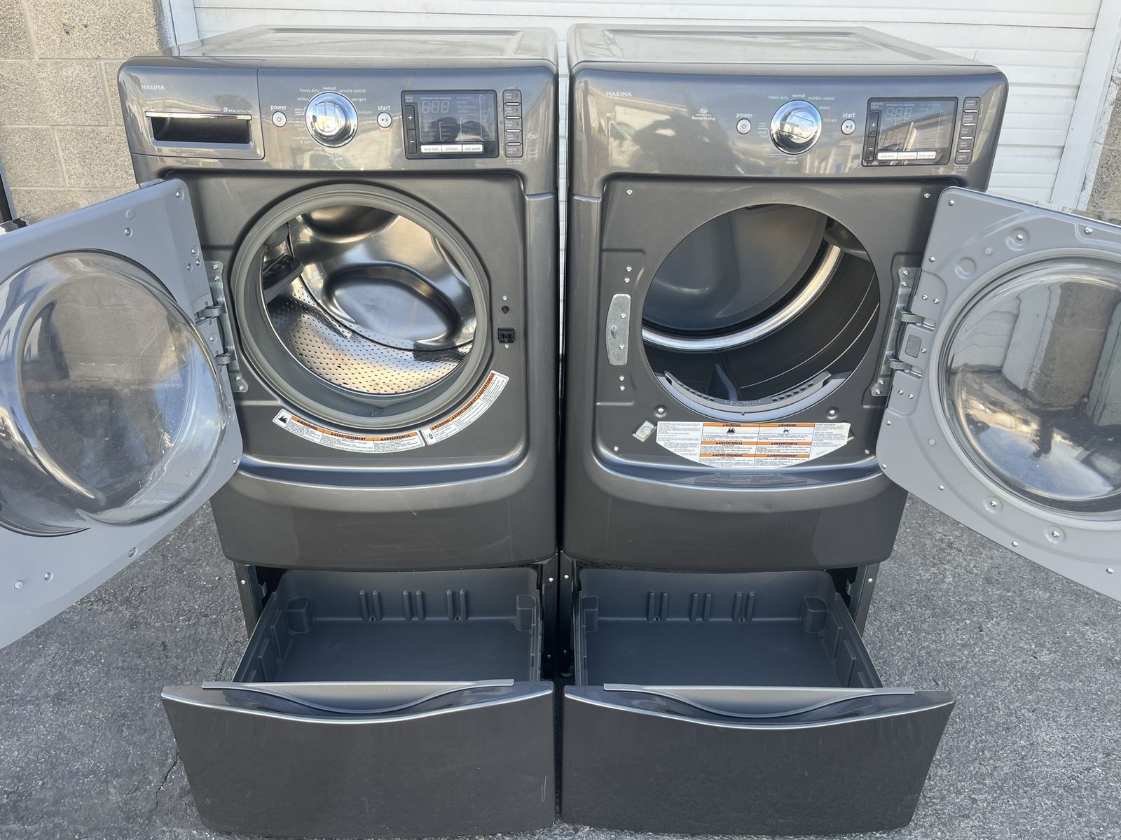 Maytag Electric Set On Pedestals,free Delivery