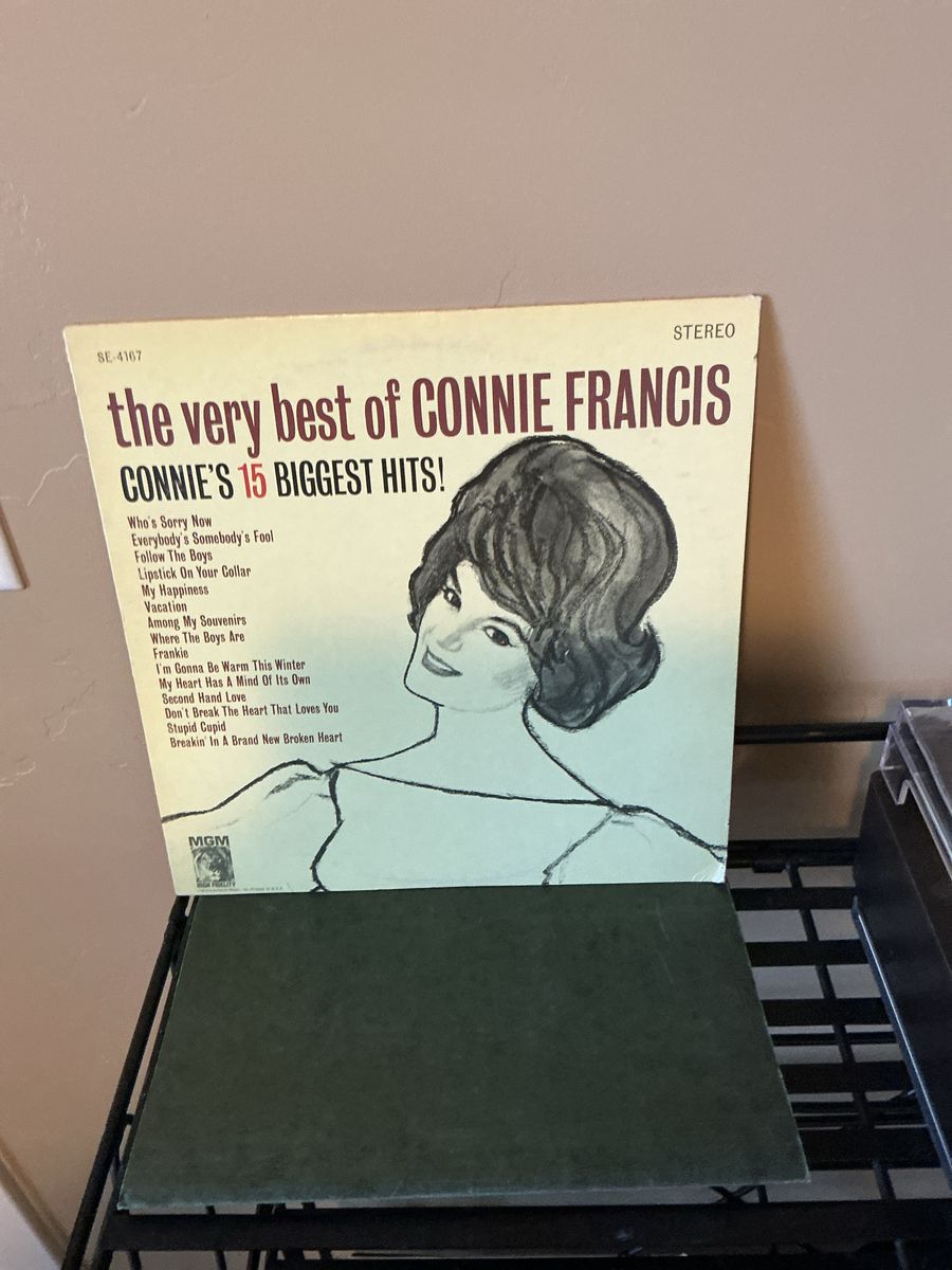 The Very Best of Connie Francis Vinyl LP Record Connie's 15 Biggest Hits MGM Records