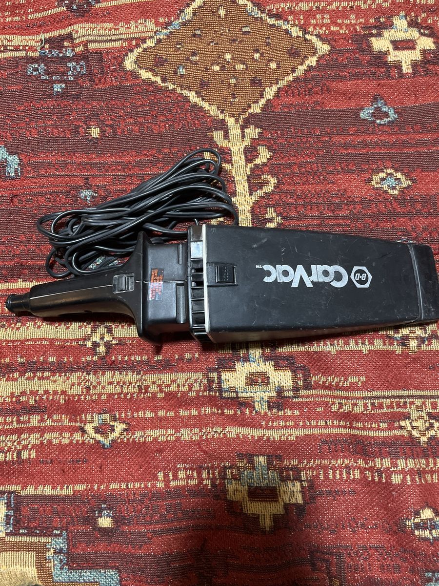 Black and Decker CarVac Handheld Corded Vacuum Cleaner