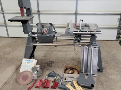 Shopsmith Mark V Model 510 Home Workshop System with Bandsaw Attachment & Manuals