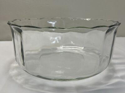 (Kitchen supplies)Large Clear Glass Salad bowl