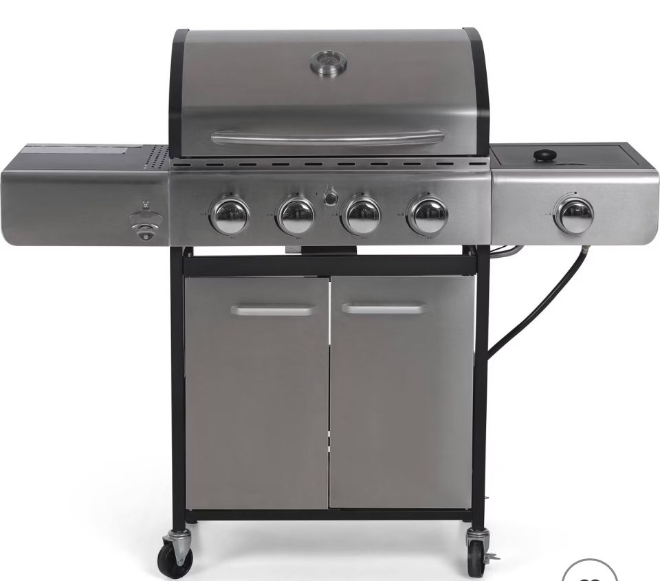 New 4-Burner Propane Gas Grill BBQ