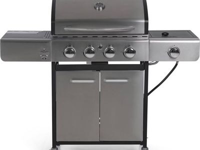 New 4-Burner Propane Gas Grill BBQ