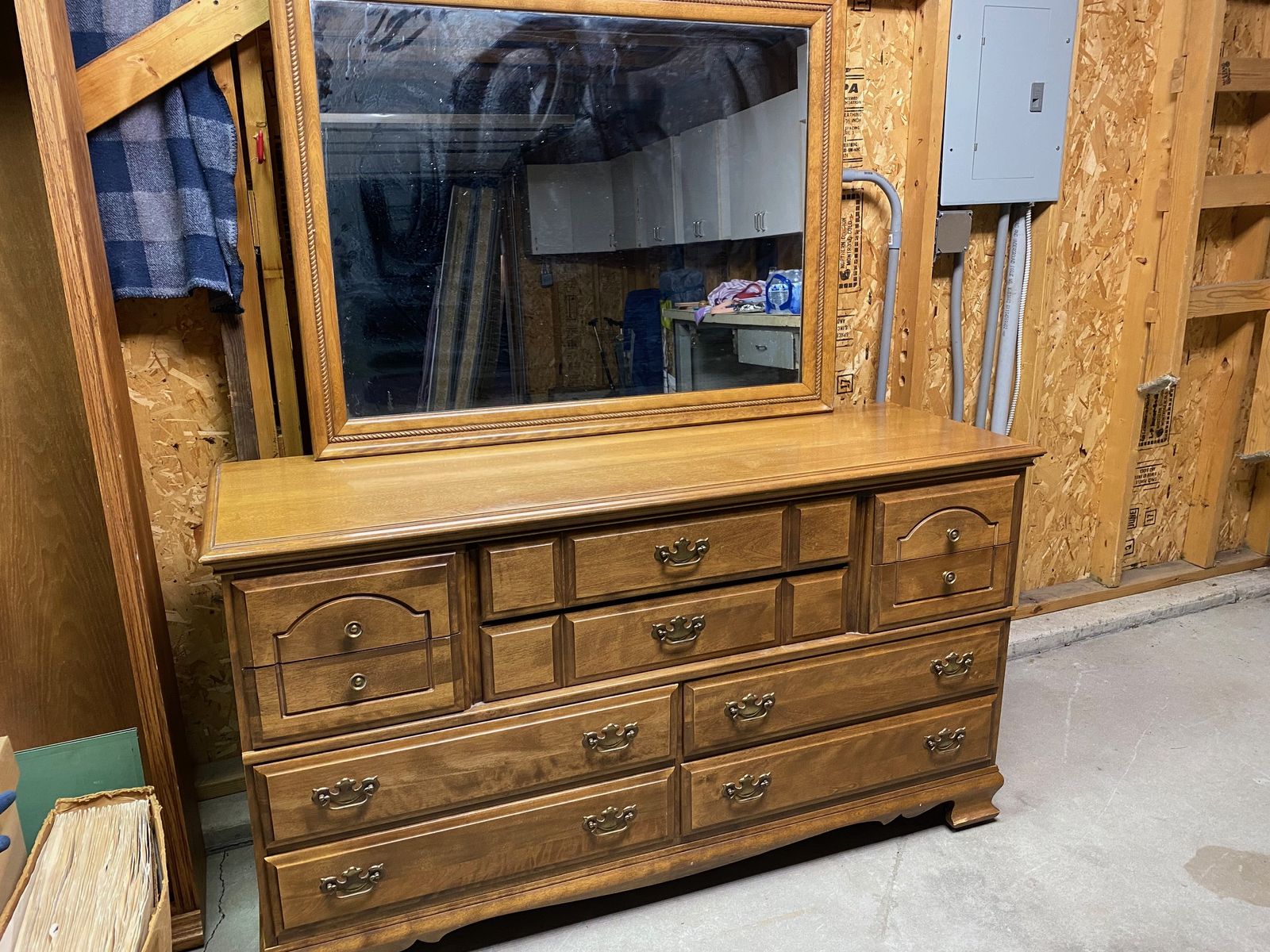 Vintage Dresser, Hutch and Headboard/Footboard