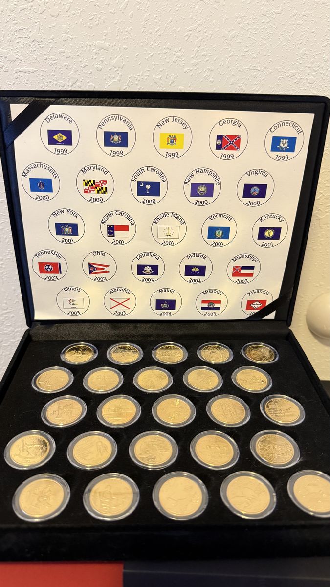 Gold Plated State Quarters