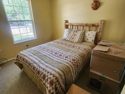 Queen / Full Log Headboard Full Mattress Frame