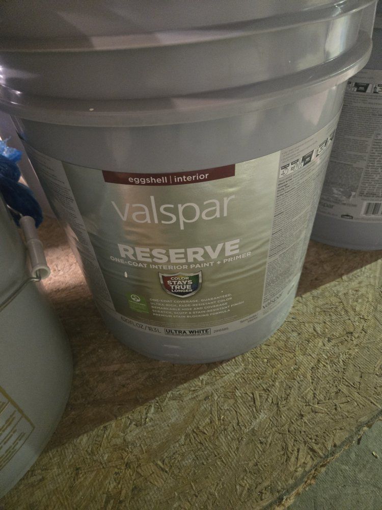 interior paint and primer. eggshell