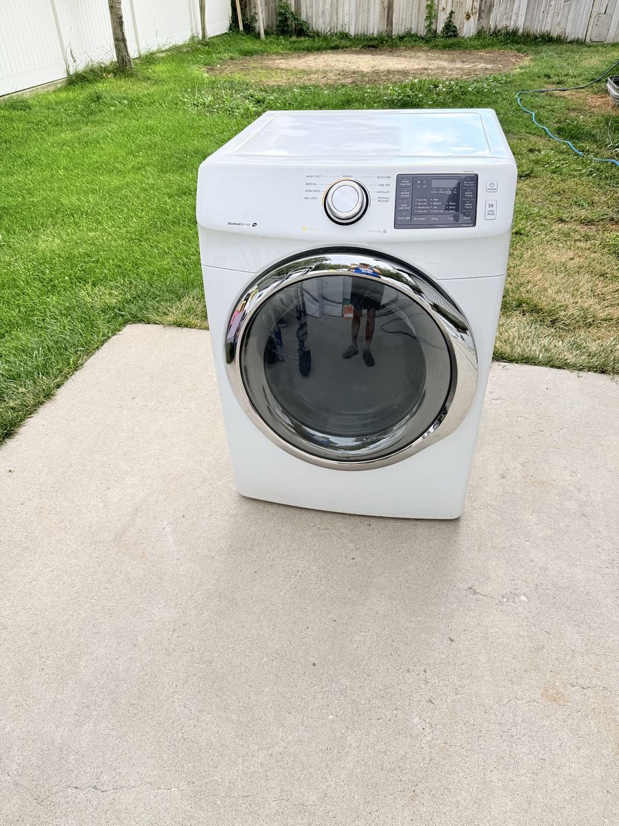 Samsung Front Load Washer and Dryer White Used