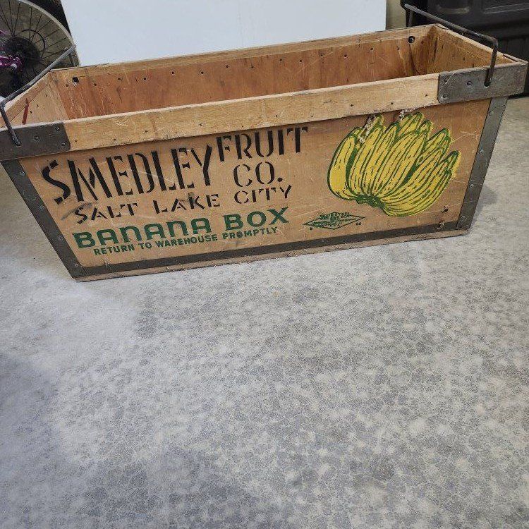 Vintage Wooden Banana Crates – Smedley Fruit Co.