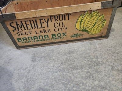 Vintage Wooden Banana Crates – Smedley Fruit Co.
