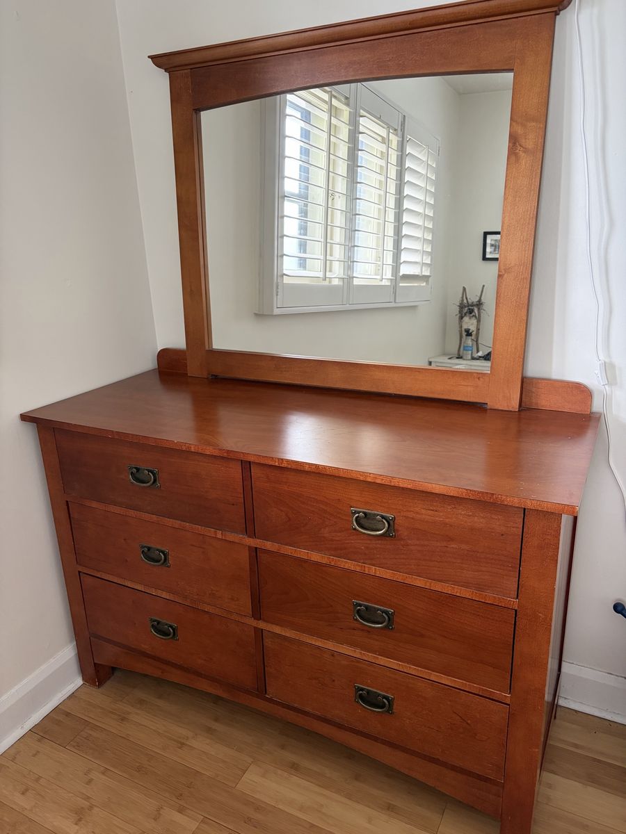 Solid wooden dresser