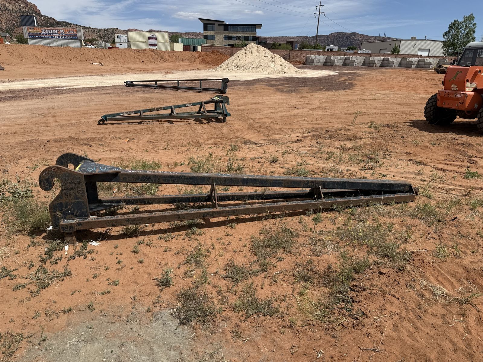 Jib for a Skyjack Telehandler forklift