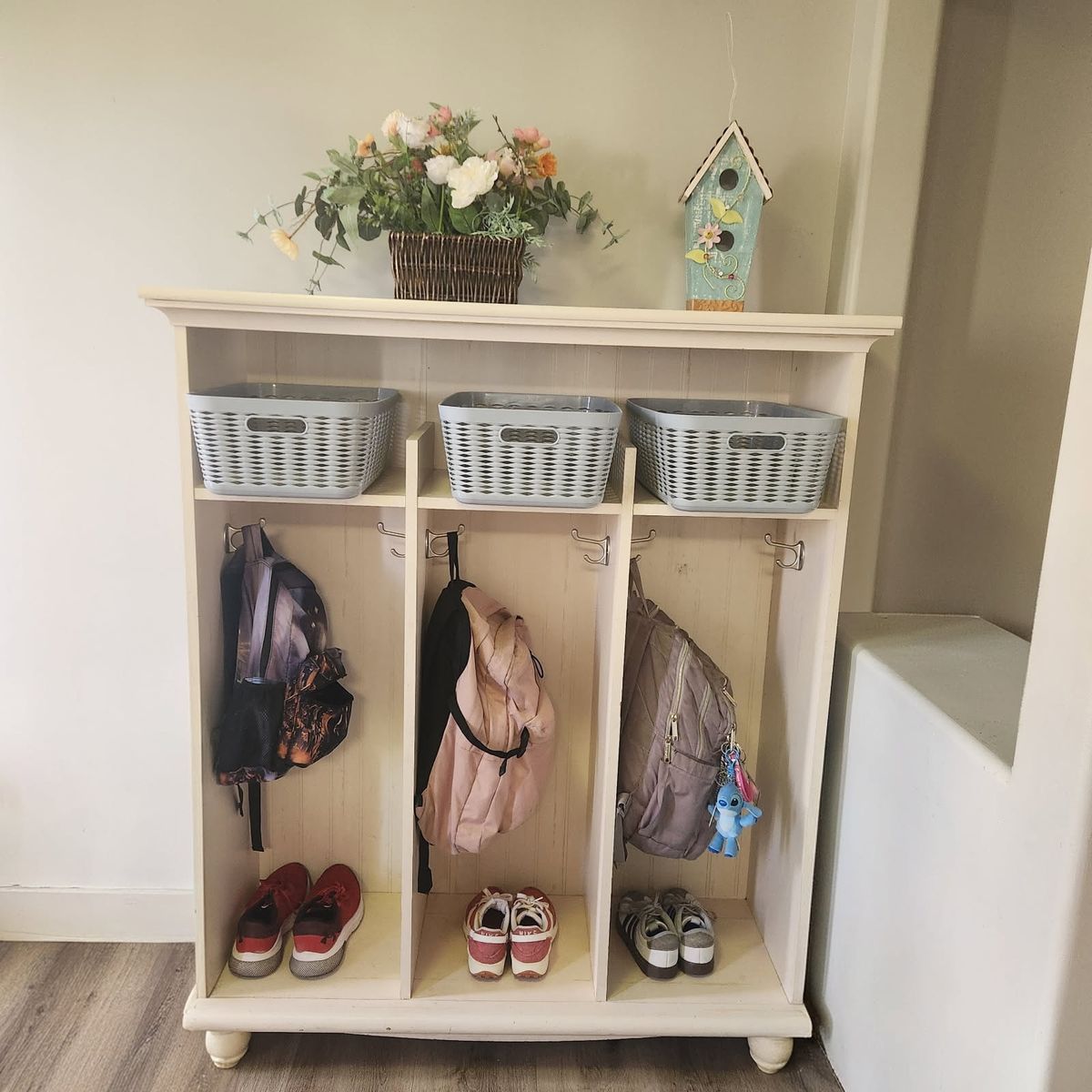 Coat and shoe cubby