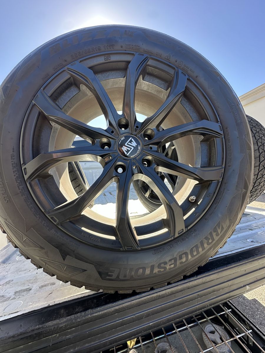 Used MSW Type 48 Black wheels