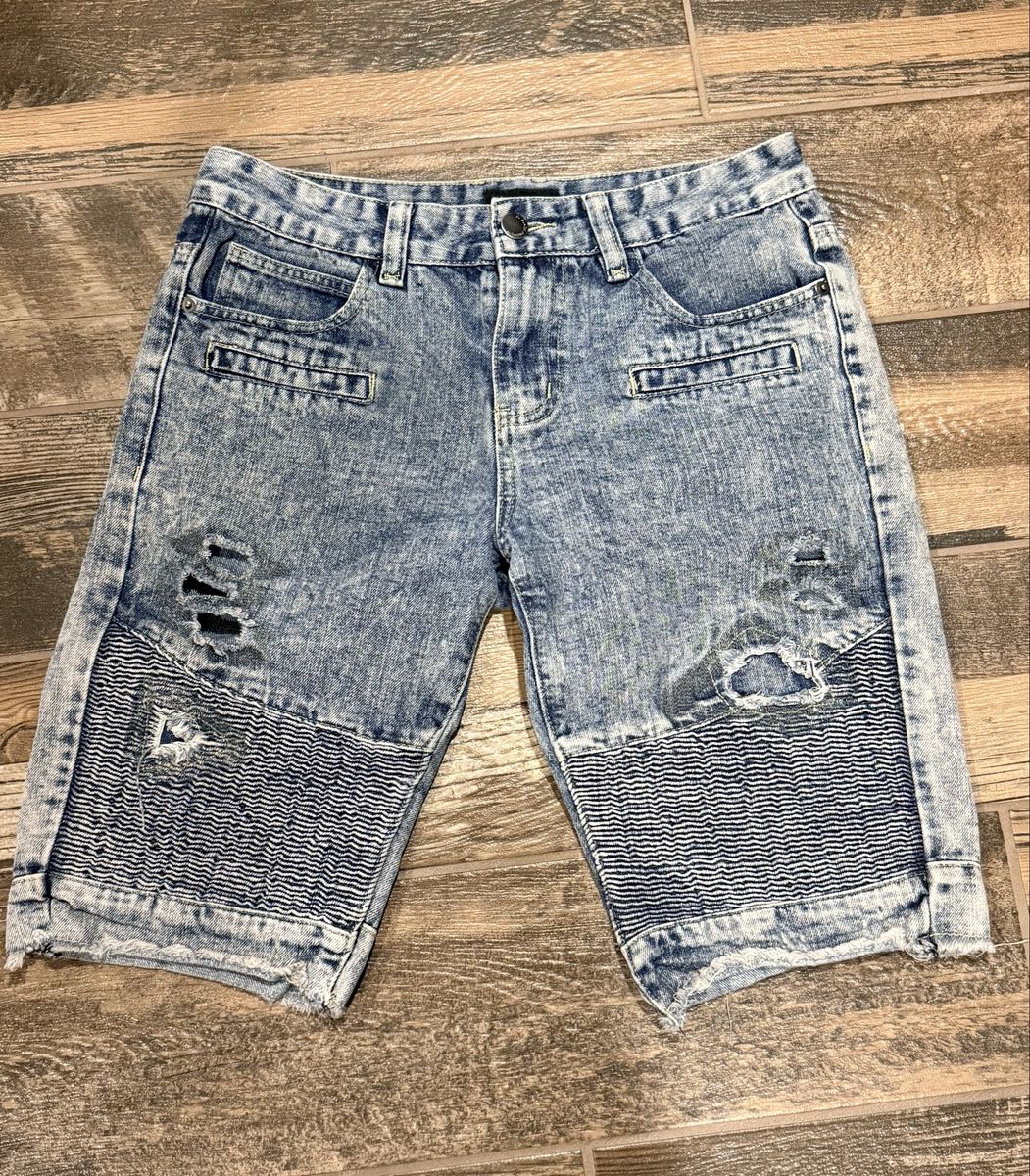 Men Size 30 Distressed Jean Shorts