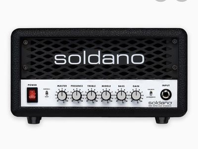 Soldano SLO Mini Super Lead Overdrive 30W Mini Amp Head with FX Loop. Guitar amplifier