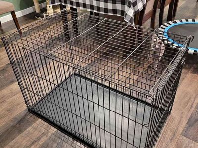 Large black Wire Pet Crate Dog Kennel