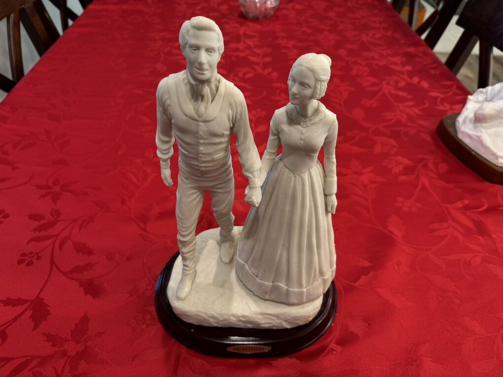 Joseph And Emna Porcelain Statue