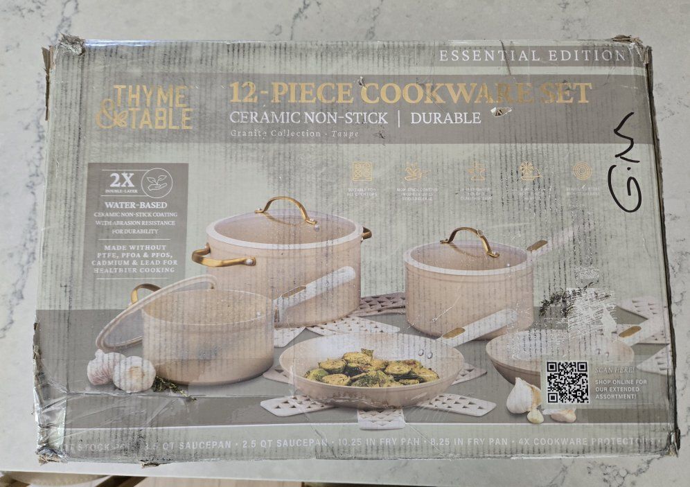 Thyme & Table 12 pc Cookware Set