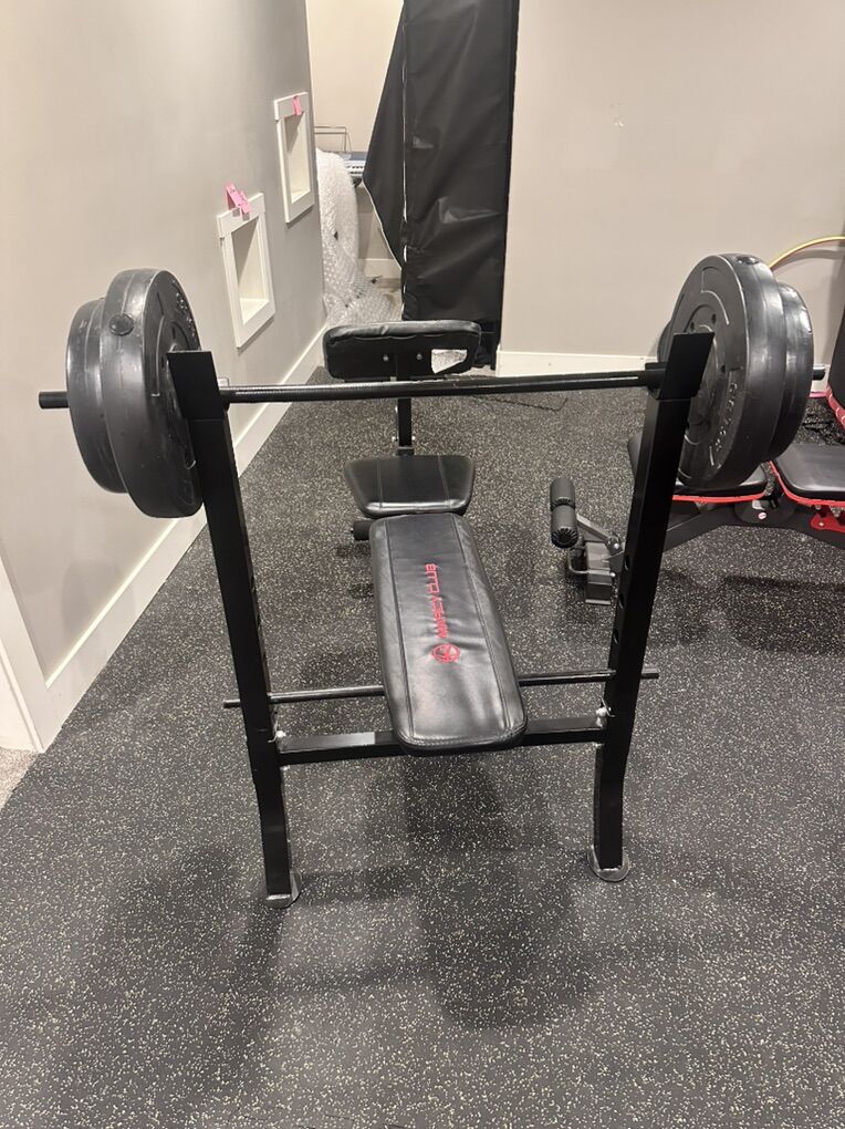 Bench press With Weights (Make Offer)