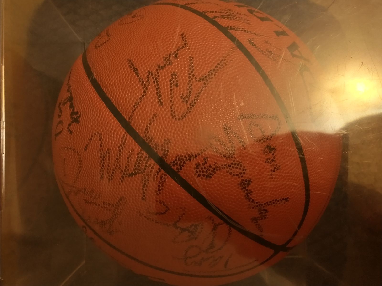91-92 season signed Jazz Team basketball