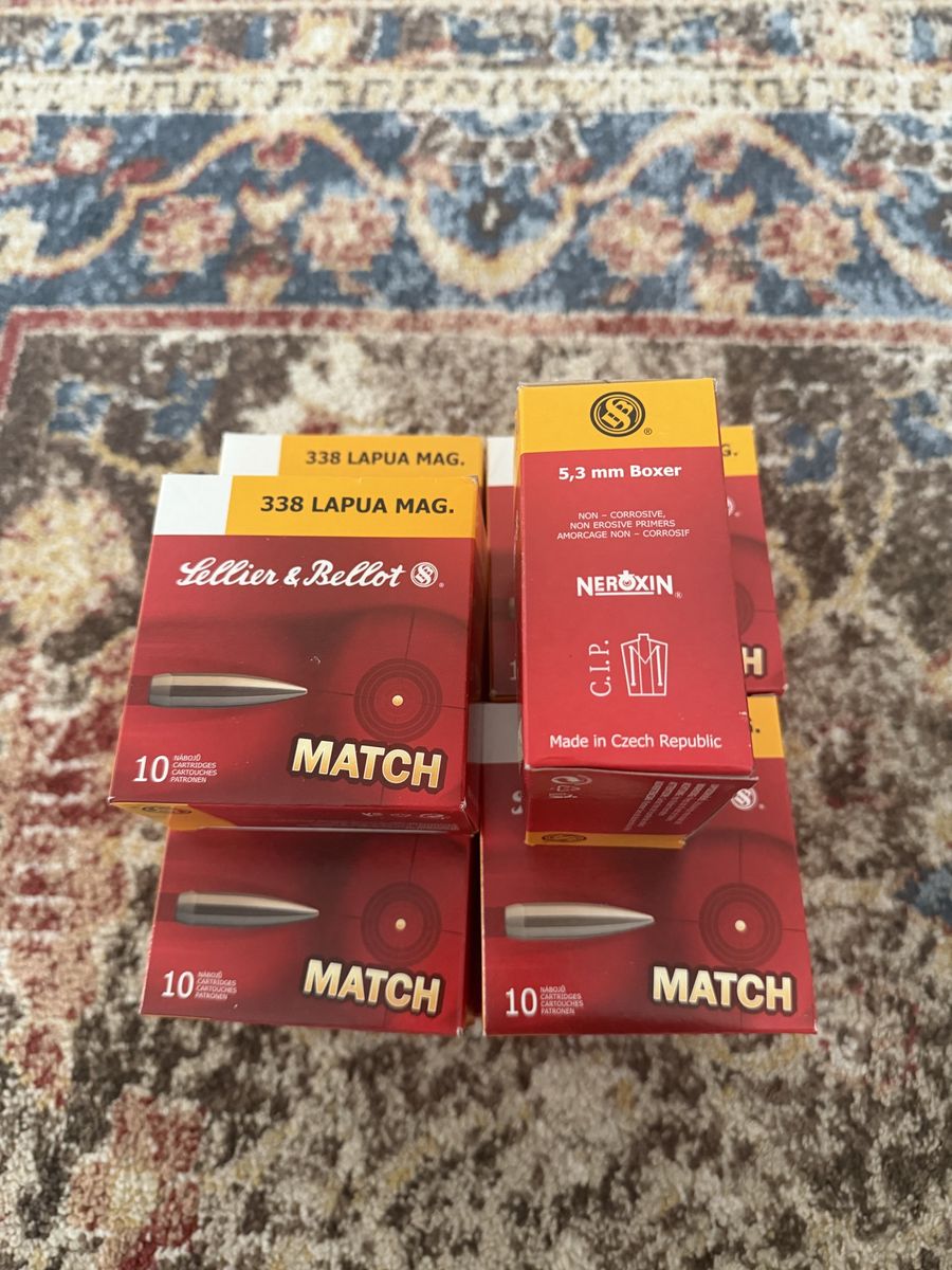 Sellier & Bellot 338 Lapua Mag Match HPBT Ammunition 300 gr