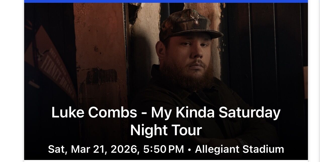 Luke Combs in Las Vegas 3/21