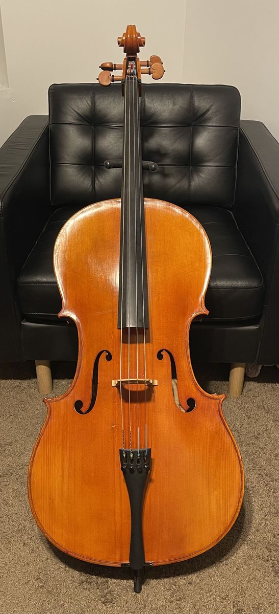 Paganini WR70 Cello 4/4 - Brand New Carbon Fiber Endpin - Charles W. Liu - Includes Padded Case & Bow