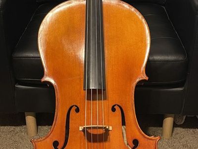 Paganini WR70 Cello 4/4 - Brand New Carbon Fiber Endpin - Charles W. Liu - Includes Padded Case & Bow