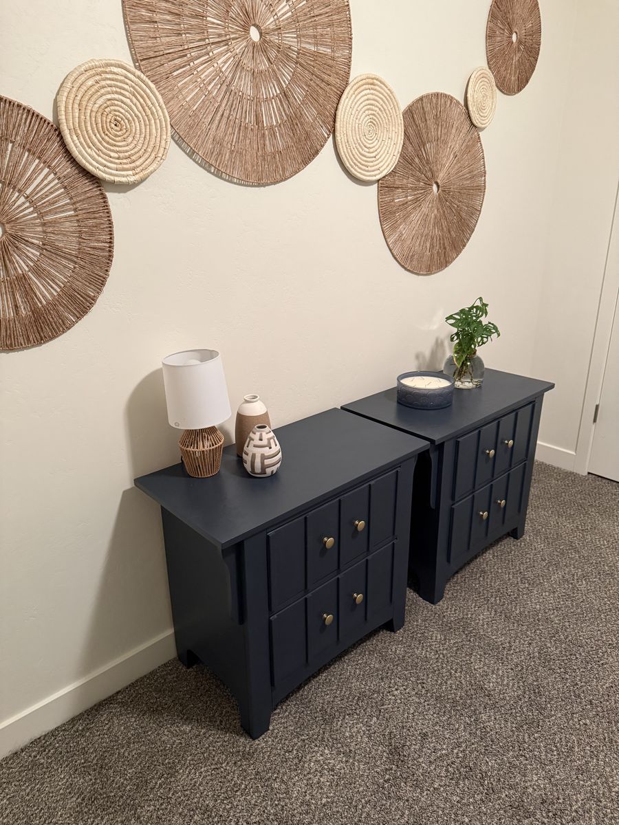 Side Tables And Mirror