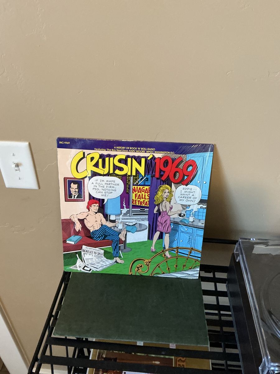 Cruisin' 1969 Vinyl LP Record - A History of Rock 'N' Roll Radio