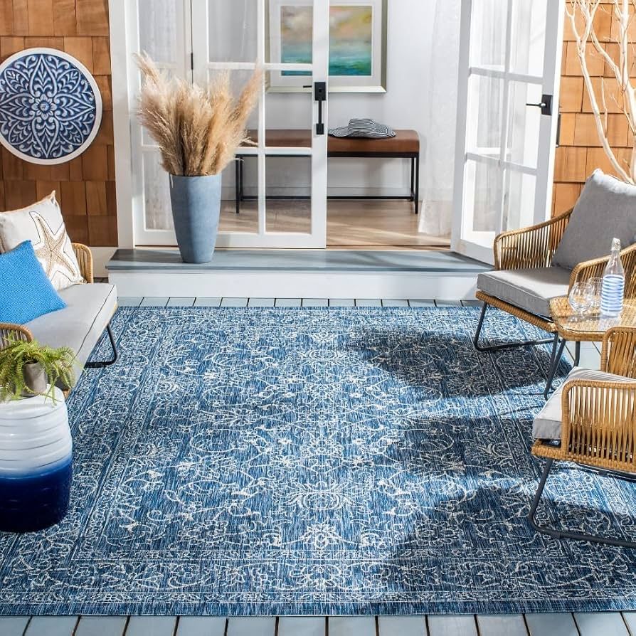 SAFAVIEH Courtyard Collection Area Rug - 8' x 10’
