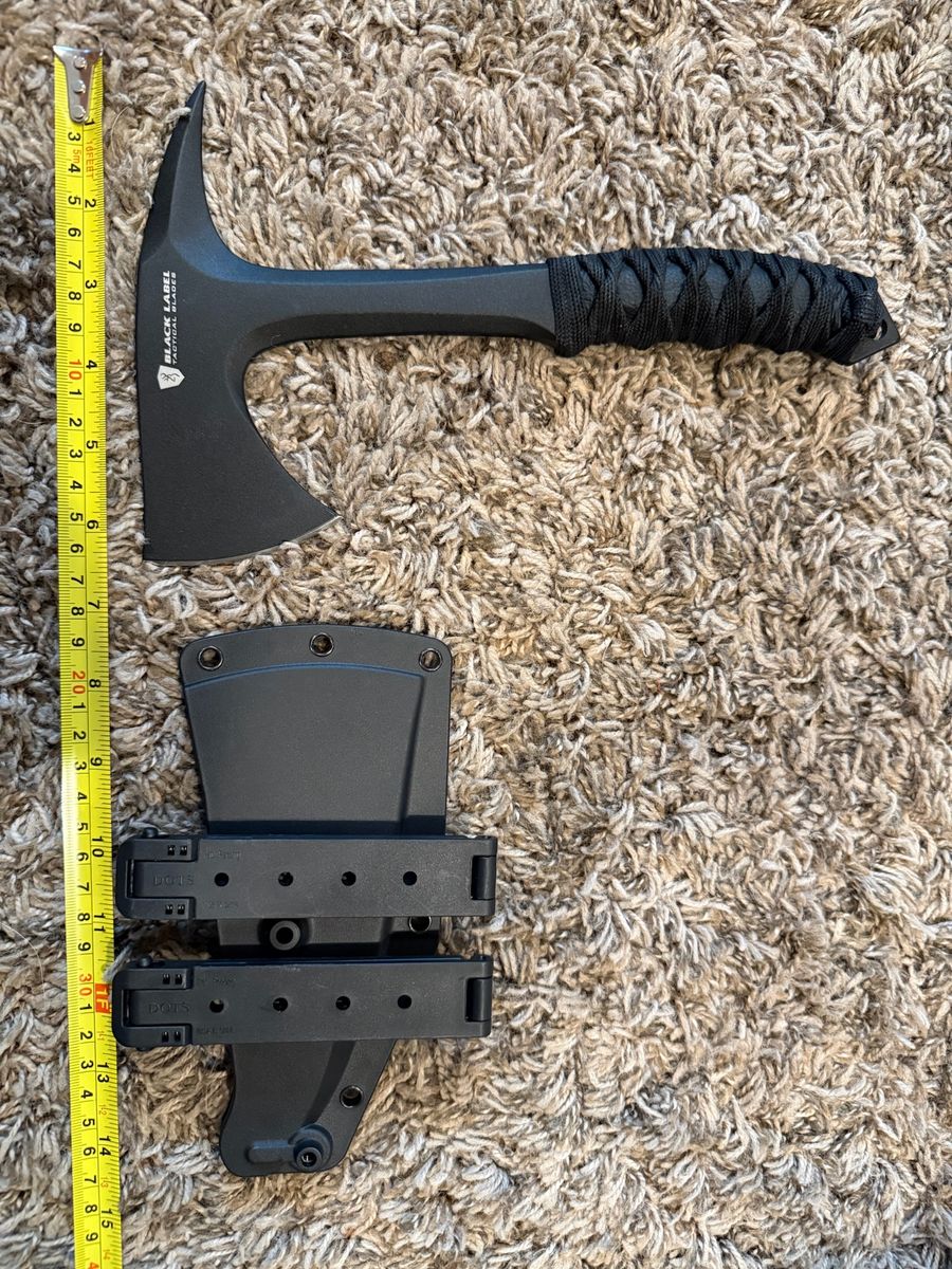 “Shock N’ Awe” tomahawk - Black Label Tactical Blades