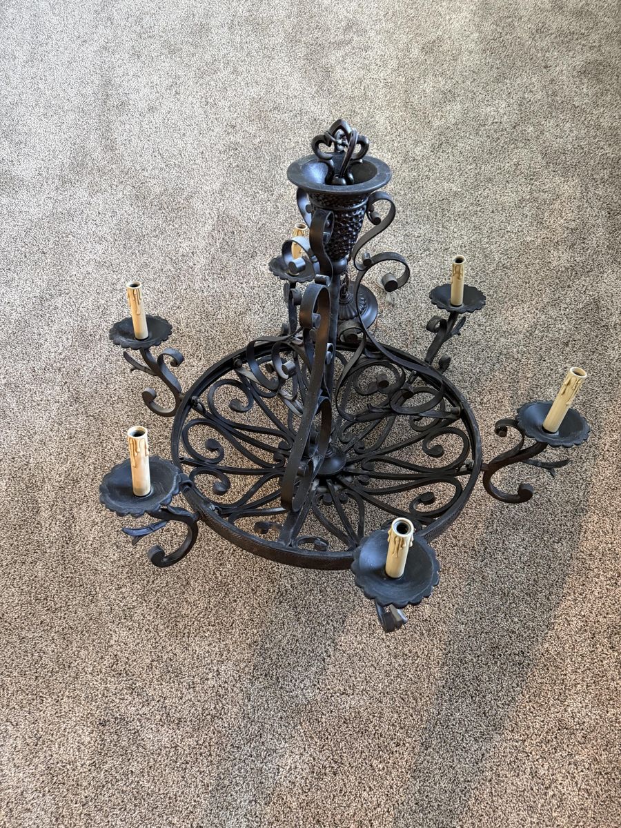 Bronze Brown Chandelier Lighting 32 1/2"