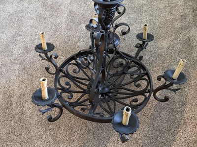 Bronze Brown Chandelier Lighting 32 1/2"