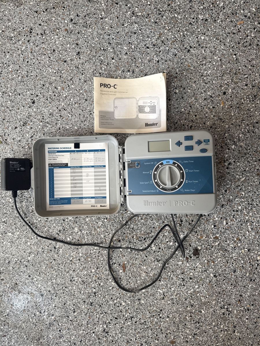 Hunter Pro-C Residential/Light Commercial Irrigation Controller - Used