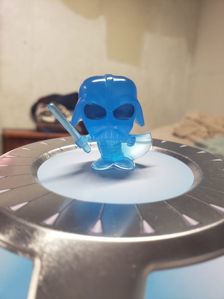 Disney Doorables Star Wars Translucent Blue Hologram Mini Figure Lot of 5
