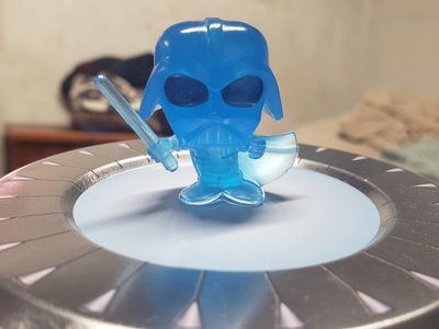 Disney Doorables Star Wars Translucent Blue Hologram Mini Figure Lot of 5