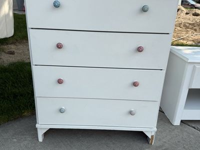 White dresser
