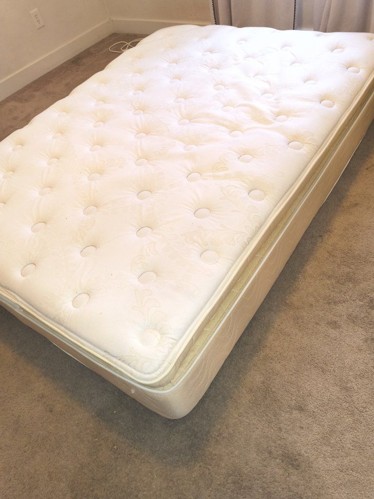 Pillow Top Mattress & Box Spring w/ Frame